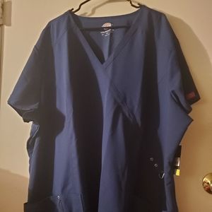 Dickies Woman's scrub top Navy blue 5X (28/30)